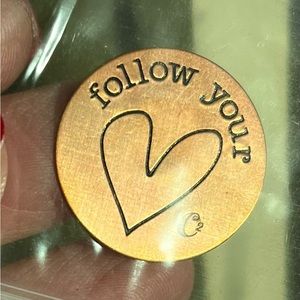 Origami owl large rose gold plate